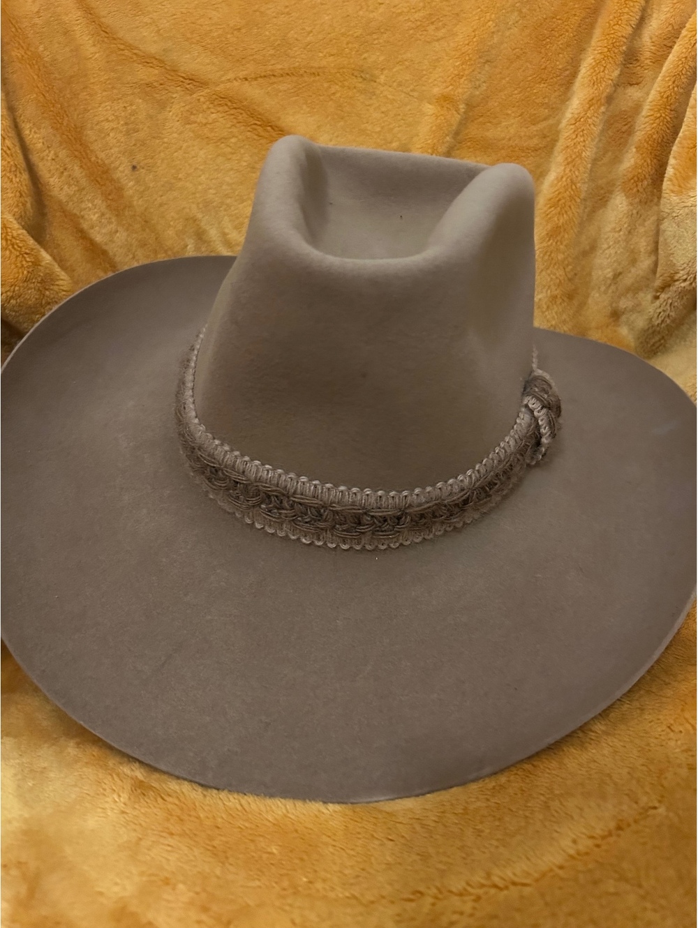 Vintage Resistol Stagecoach Felt Cowboy Hat Size 7 3/8 Tanbark Self Conforming